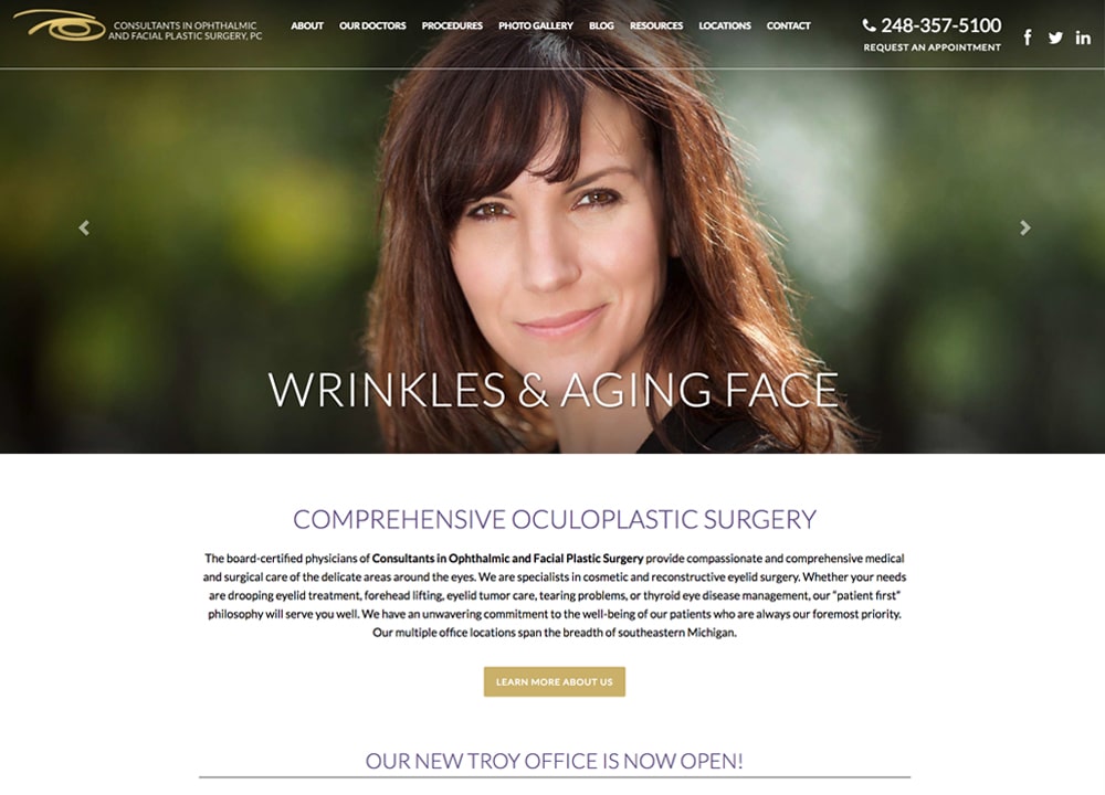 Dr evan Black | Facial Works | Advivce Media Ophthalmology Portfolio