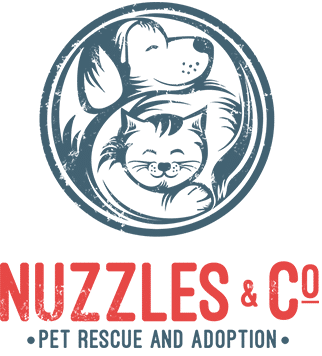 Nuzzles & Co Pet Rescue and Adoption Logo